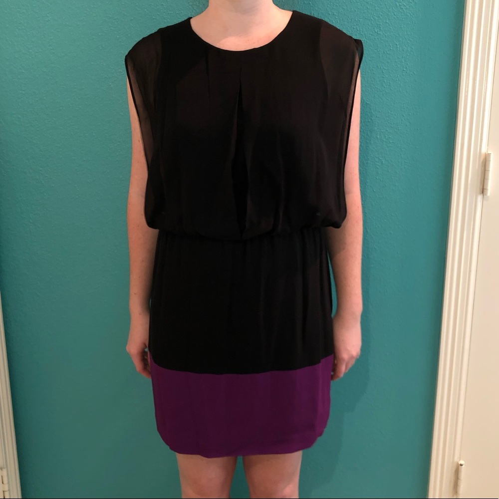 Black and purple Ali Ro dress